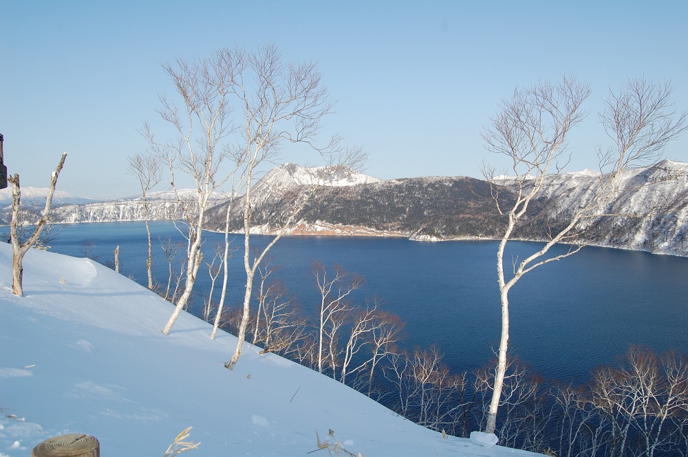 Akan National Park (Lake Akan, Lake Mashu and Lake Kussharo) in winter
