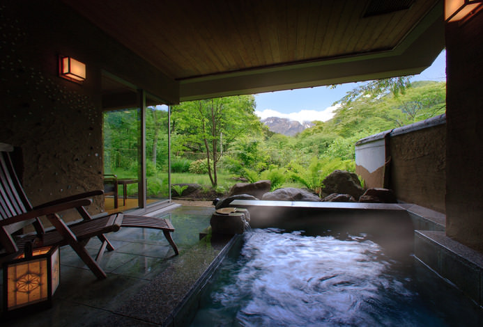 Bettei Senjuan Selected Onsen Ryokan Best In Japan Private Hot Spring Hotel Open Air Bath